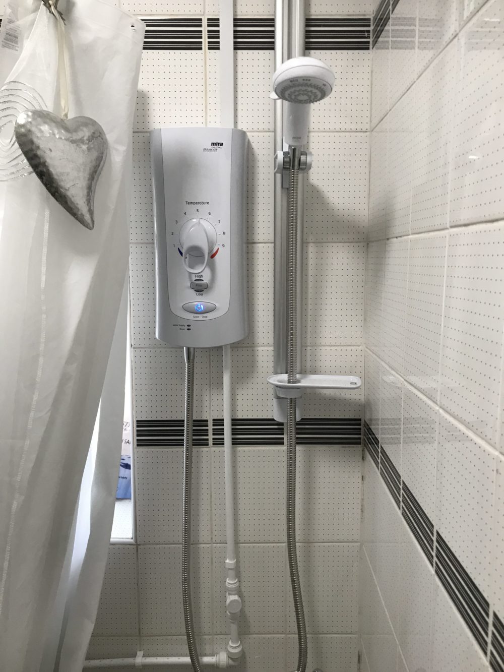 an electric shower